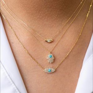 Evil eye necklace